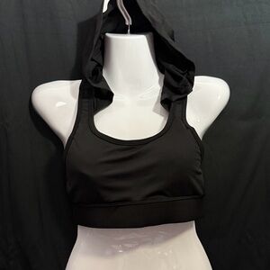 Black Women's Sports Bra